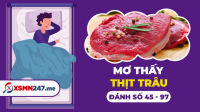 Mơ thấy thịt trâu đánh con gì? - Mơ thấy thịt trâu là điềm gì? 